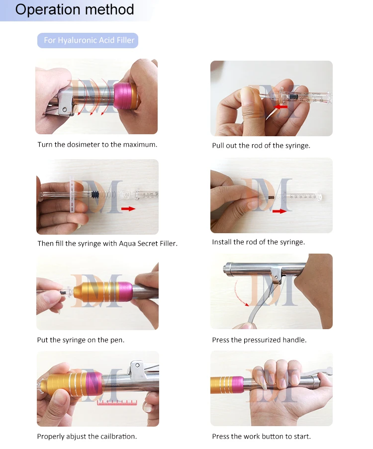 Adjustable Needle-free Injection 3ml 5ml meso hyaluronic acid pen