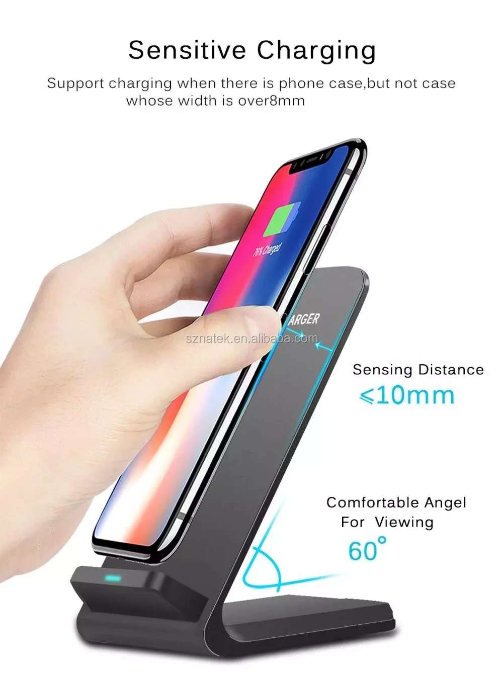 Skuffelse kunstner acceptere New Arrivals Anker 10w 15w Wireless Charger Stand Usb Type C Qi Fast  Wireless Charger For Samsung Galaxy For Iphone 14 - Buy Wireless Charger,Wireless  Phone Charger,Qi Wireless Charger Product on Alibaba.com