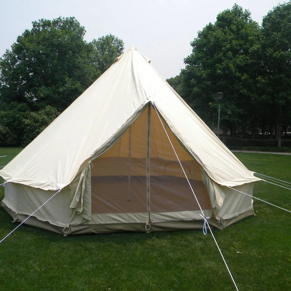 Verwonderend 4m/5m/6m Glamping Bell Tent Cotton Tipi Tent - Buy Bell Tent XB-69