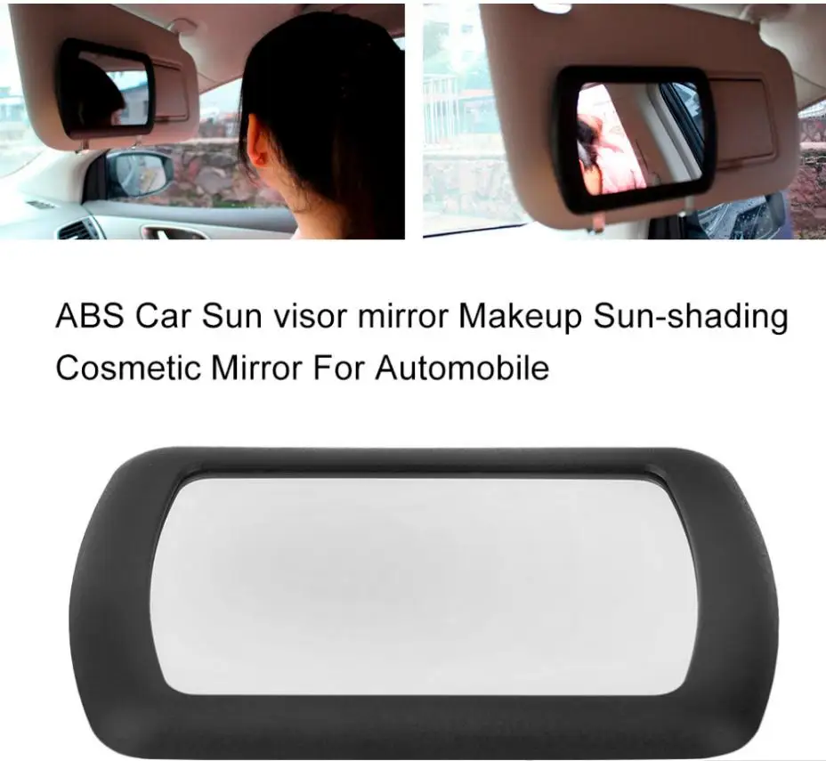 Large Vieq Visor Mirror Car Clip On Sun Buy Visor Mirror Car,Vanity