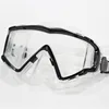 Dive Mask for Scuba Diving Snorkeling Swimming Goggles Mask PVC tempered glass Black Black