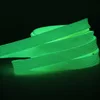 Chinese manufacturers customize and wholesale flat 8mm night-light polyester shoelaces glittering in the darkness