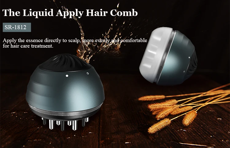 Hair Care Applicator Handhold Hair Grow Treatment Comb with 30ml Water Tank