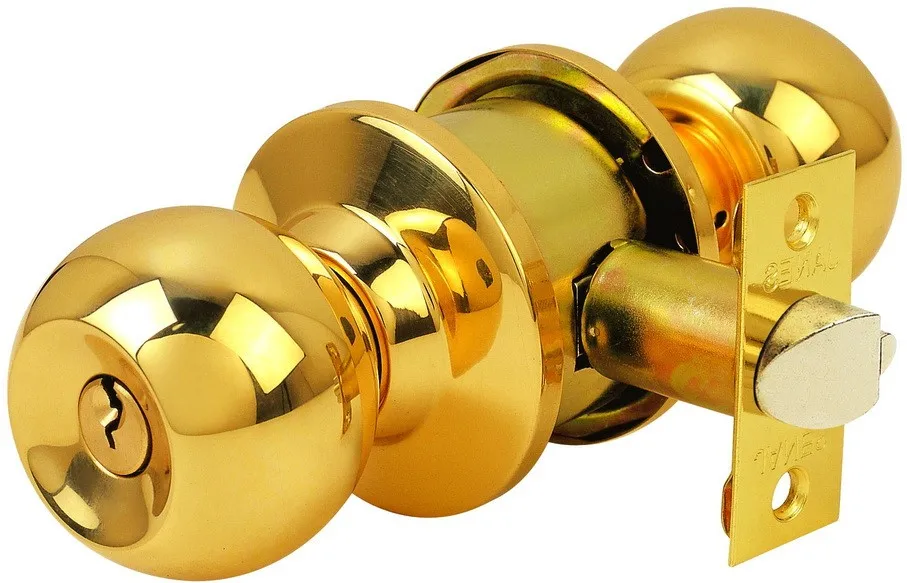 Stainless Steel Material Cylindrical Round Knob Door Lockhyland Oem