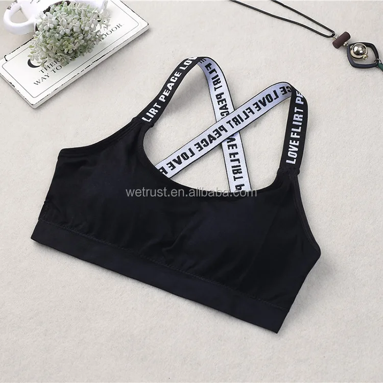 Seamless Bra Fitness Push Up Steel Ring Free Shoulder Strap English