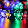 Solar LED Christmas Lights Color Changing LED Solar Powered String Lights,20/40/60/100 LED Solar Rope Light for Outdoor