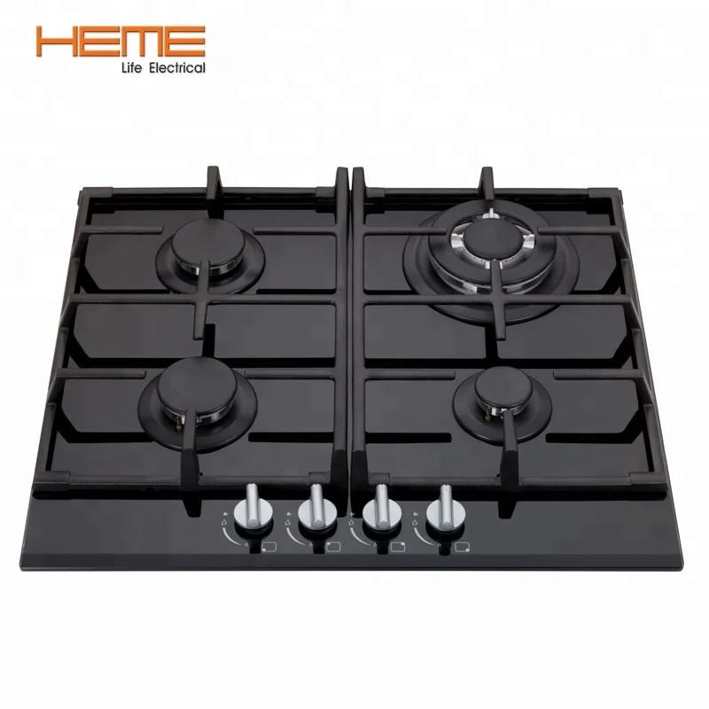 Built In 60cm Tempered Glass Cooktops With 4burners Buy Gas