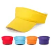 Wholesale custom colorful fashion plain cheap cotton adventurous visor