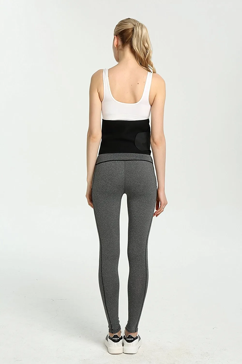 Sweat More Exercise Workout Weight Loss Sweat Waist Trimmer Premium