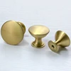 Brass Button Knob Drawer Pull C-0516