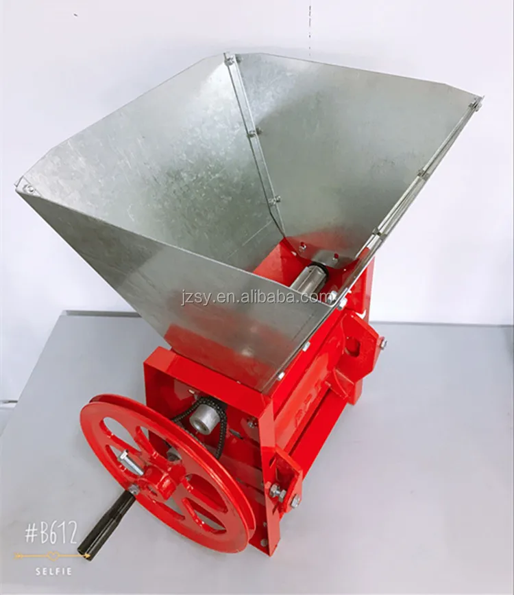 SY-160 commercial small Coffee bean skin removing machine/manual fresh coffee peeler machine in Africa