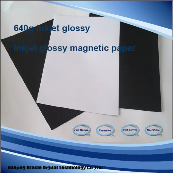 inkjet magnetic photo sticker paper ,matte & glossy,inkjet printable magnetic matte paper
