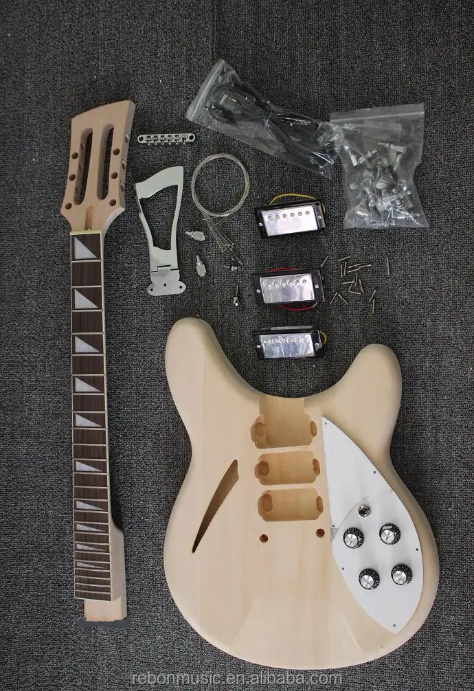 Weifang Rebon 12 String Unfinished Diy Electric Guitar Kit Buy