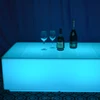 Outdoor RGB 16 colors illuminated banquet table led dinning table for party bar nightclub
