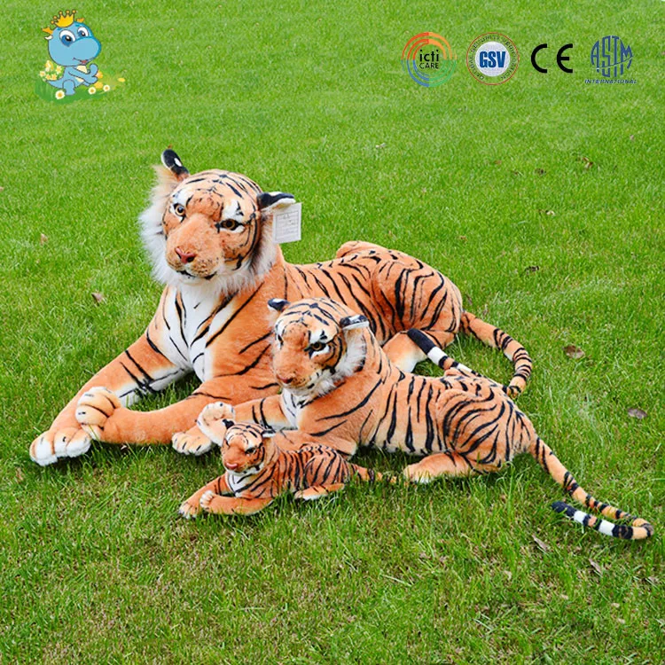 large stuffed tiger