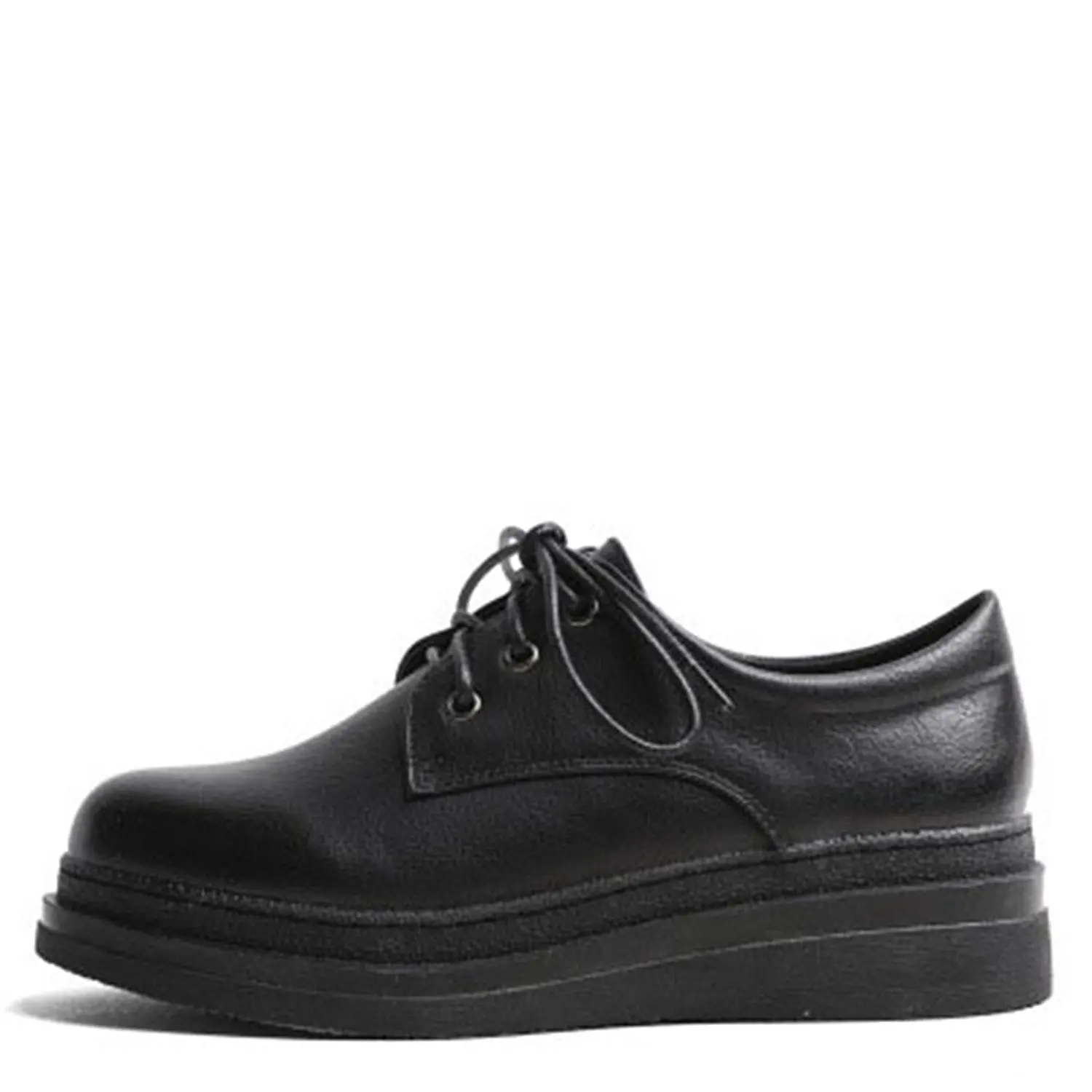 Ulite Womens Pieced Cowhide Leather Upper Lace Up Comfort Oxford Shoes,Featuring Soft Hony Hair at Vamp