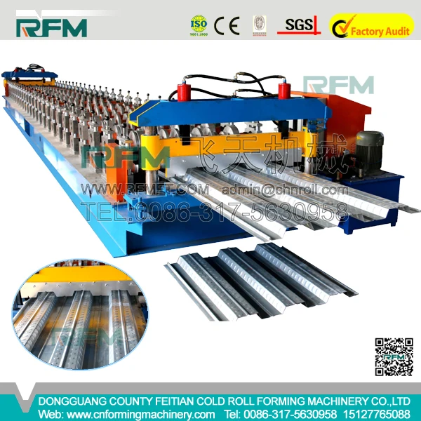 metal roofing sheet composite floor deck making machine