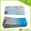 Airline ticket printing thermal paper for boarding pass, luggage tags/labels