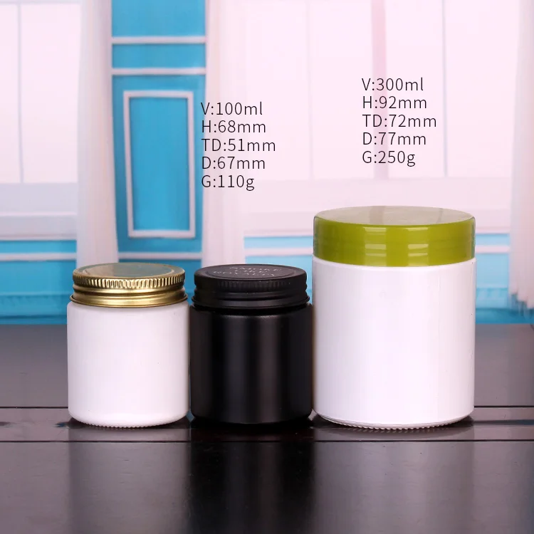 Custom Food Grade 100ml 300ml Matte Black Painting Glass Straight Food