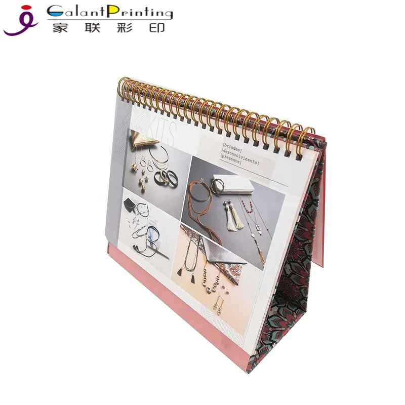 Customized Logo/size Triangle Standing Flip Over Desk Calendars With