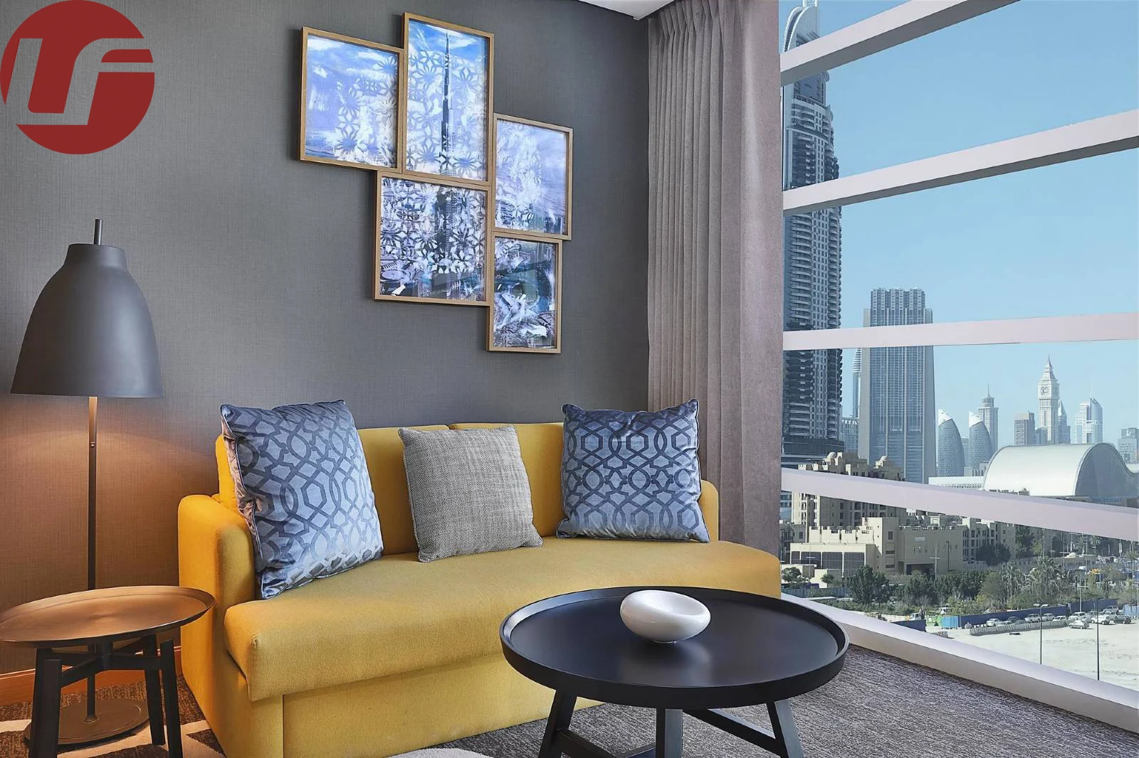 Middle East Dubai Used Modern Luxury Hilton Hotel Bedroom Furniture Set