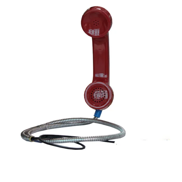 waterproof IP65 industrial public payphone kiosk telephone handset with lanyard