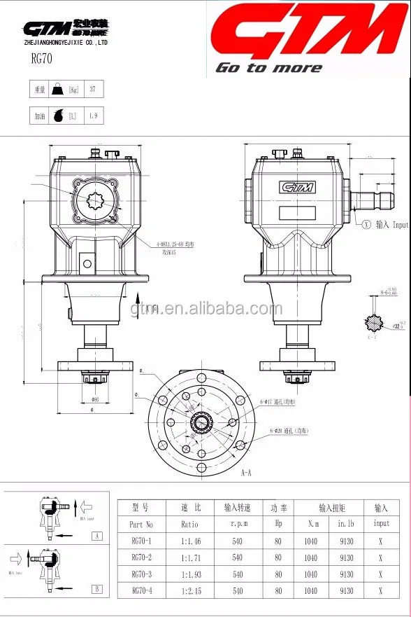 11.92 Ratio Bush Hog Gearbox Buy Bush Hog Gearbox Product on
