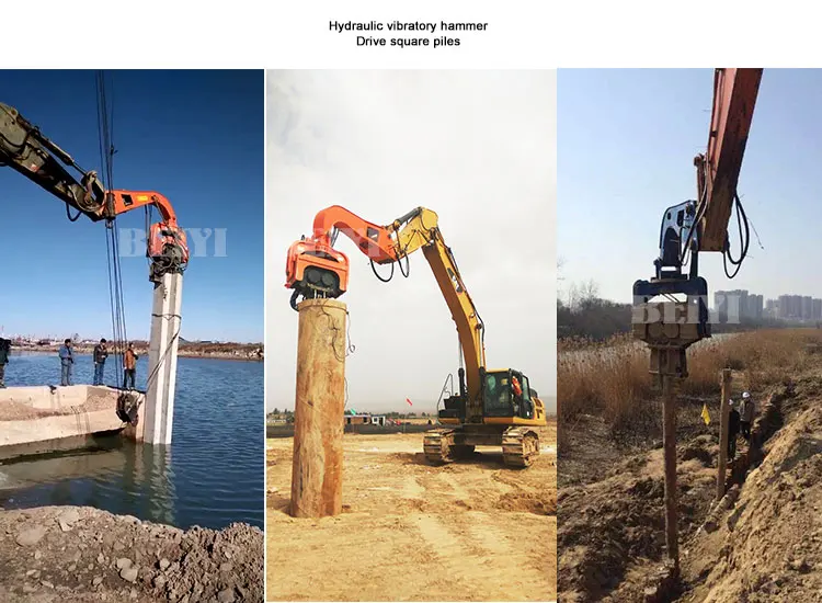 Pile Driving Equipment/vibratory Hammer Used On Excavator Buy