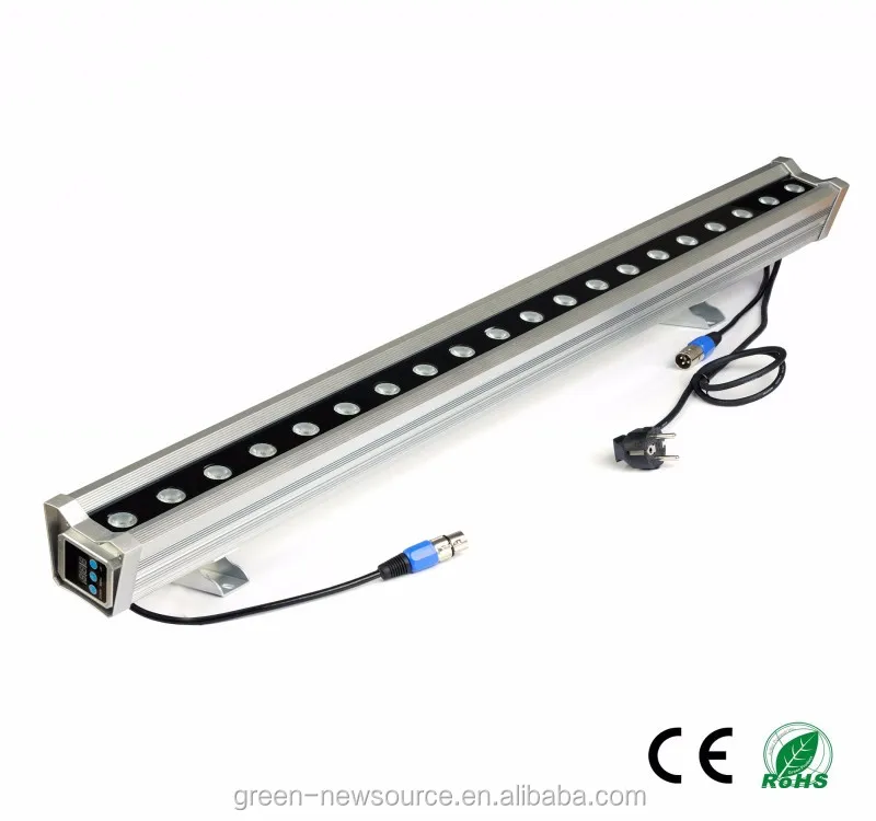 18x3W 54W 110V wireless DMX512 RGB LED liner wall washer with high quality