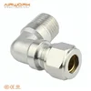 PL 90 degree hydraulic elbow bite type tube fitting compression copper pipe fittings