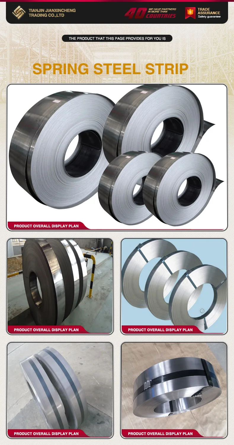 Flat Blue Spring Cold Rolled Steel Strip 65mn Jxc Buy Flexible