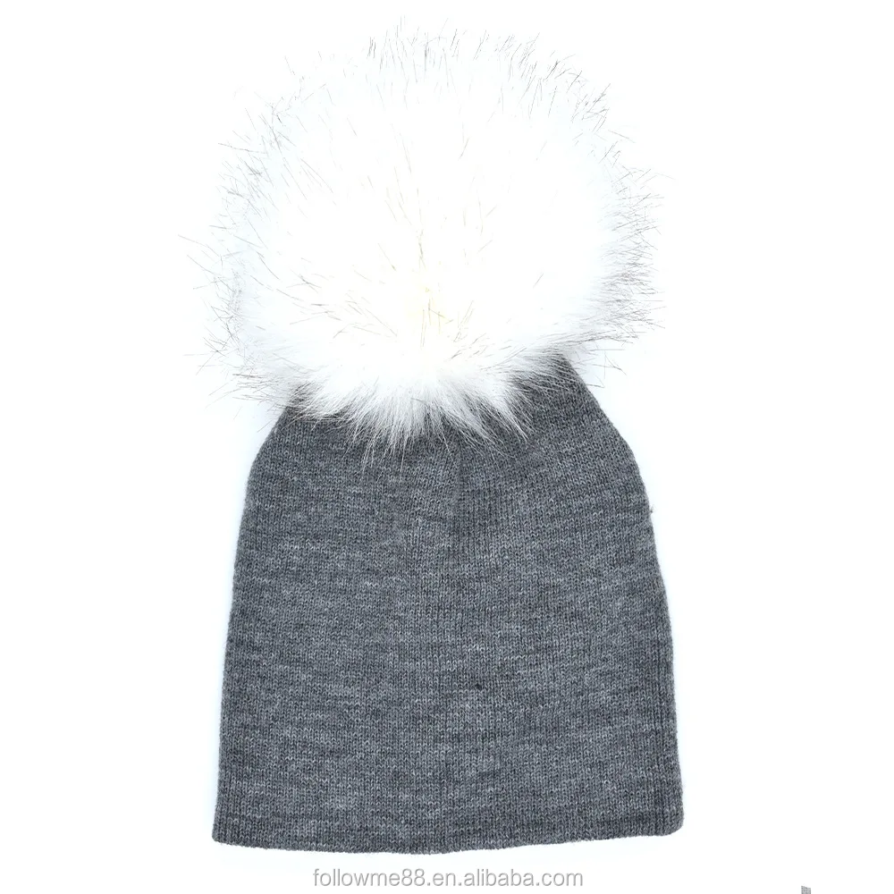 Baby toque with pom pom Clearance