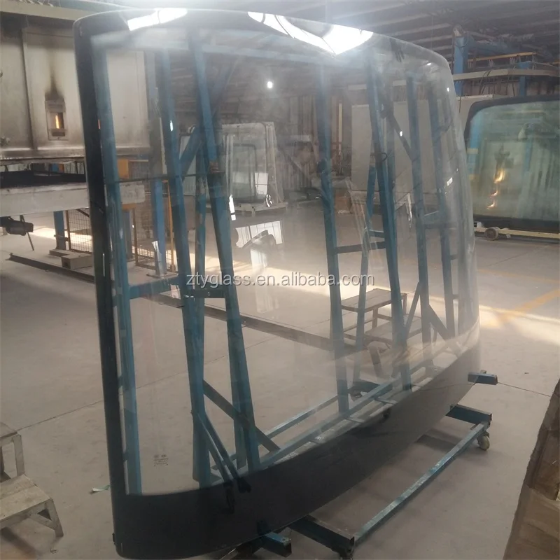 Zty Bus Front Windshield Glass For Yutong Buy Bus Front Windshield