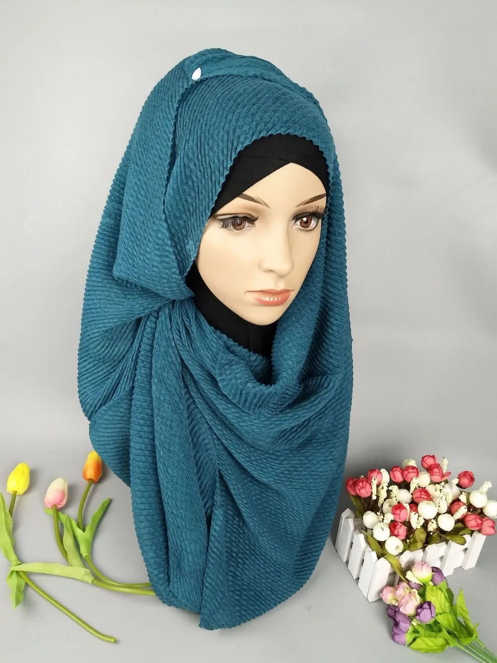 2019 New Products Manufacturers Wholesale Wrinkle Hijab Amazon Sells