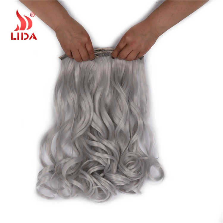 Kinky Curly Clip In Hair Extensions Hairpieces 8pcs/set 20inch Natural