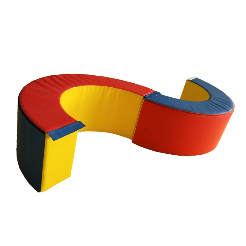 color kids soft play balance beam for preschool kids equipment