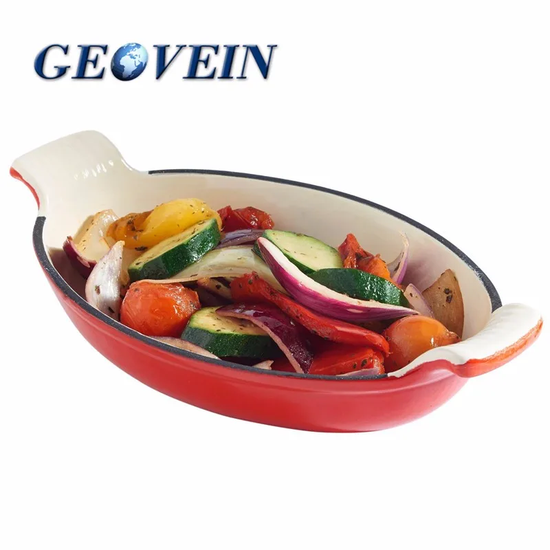 Enamelware Dish Cast Iron Enamel Baking Dish For Bbq Buy Cast Iron