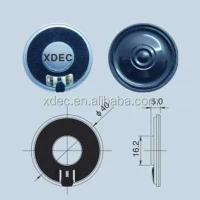 94dB High SPL 40mm mylar speaker 8ohm - ANKUX.COM