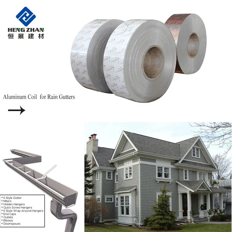 0.65 Mm Thickness A1060 H24 Pe Color Coated Aluminum Coil For Rain