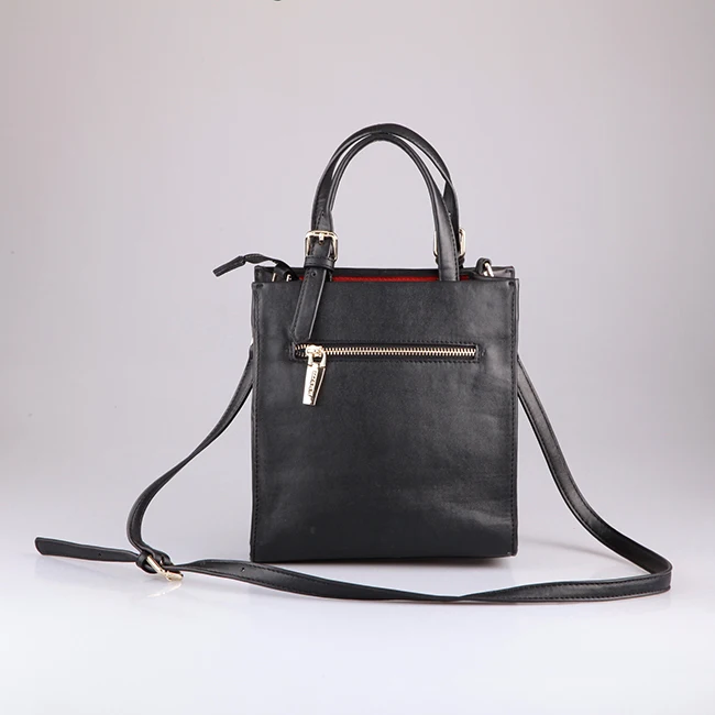 3537-Wholesale Top Selling Luxury Female custom black mini tote bag 2016