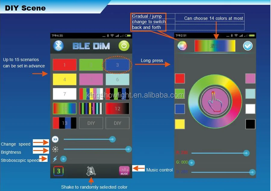 Smartphone App Control app led 12V 150W High Power LED Light Controller for Offroad & boat Lights