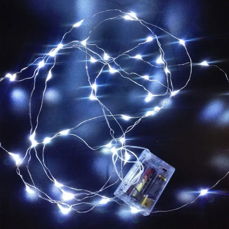 Jardin décor batterie adaptateur pathway lumière led chaîne de ...