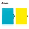 Factory direct softcover button students notebook leather material custom design