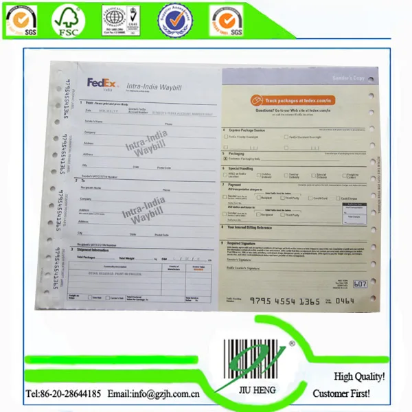 Professional Waybill Printing Fedex Waybills Printing For Sale Buy Fedex Waybill For Sale Professional Waybill Printing Fedex Waybills Printing Product On Alibaba Com