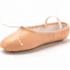BS00003 Light Pink OEM cheap wholesale custom ballet shoes leather for kids