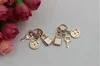 Fashion flower jewelry accessory metal keychain accseeories shoes garment bags accessory