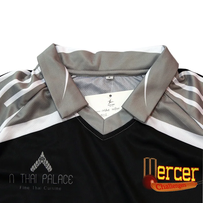 China Supplier Men Best Cricket Team Jersey Sublimated Gym Sports Wear