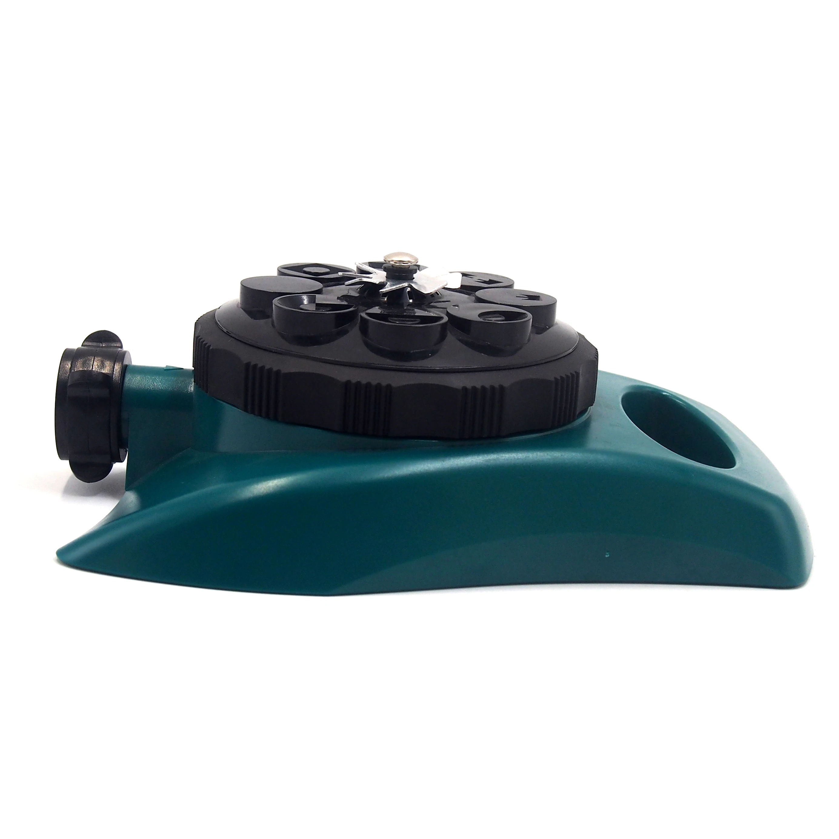 Plastic 8 pattern water turret sprinkler for garden