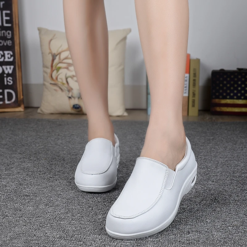 Comfortable Leather Nursing Shoe White Nurse Shoes For Women Buy