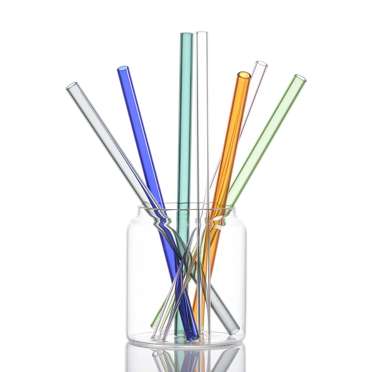 D10mm Handmade Borosilicate Straight Gemwater Crystal Glass Drinking